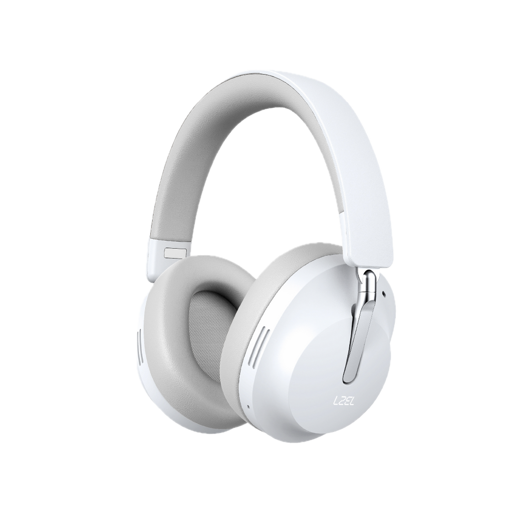 LZEL Sonicflow Series High-Fidelity Wireless Stereo Headphones | White