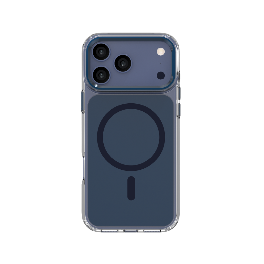 LZEL Hybrid Camera Frame Stand Case With Magsafe For IPhone  17 Pro | Dark Blue
