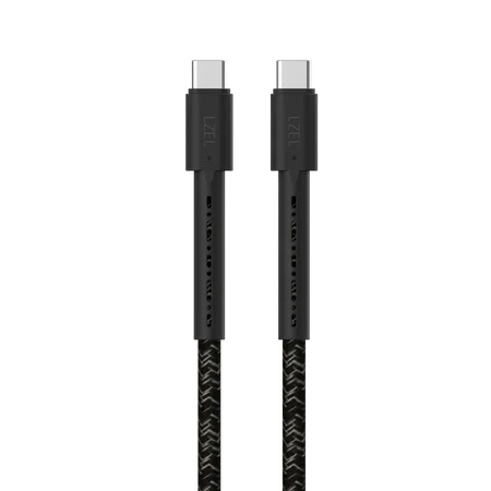 LZEL Celeris Charge CXC Braided USB-C to USB-C Cable, 480Mbps, 240W, 1m