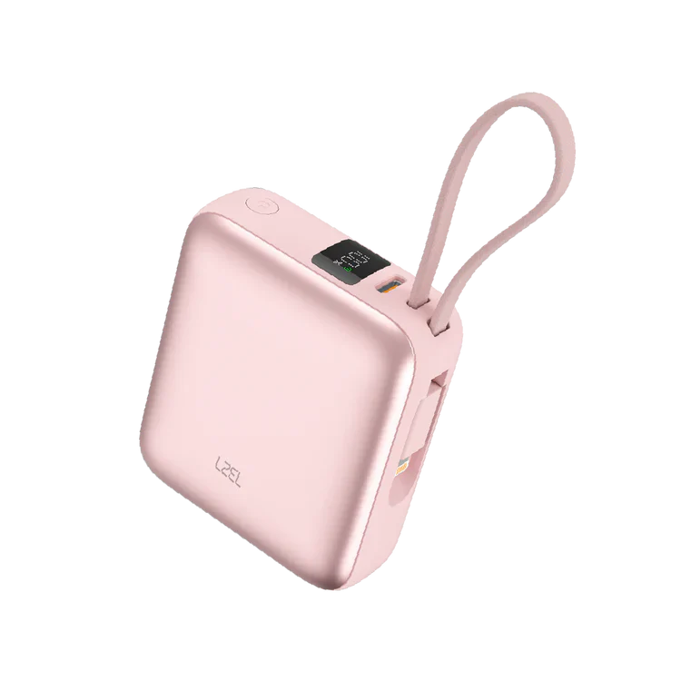 LZEL Neurode Sync Mini 10000Mah  Pd3.0 & Qc 3.0 | 22.5W | Built-In Type-C & Lighting Power Bank