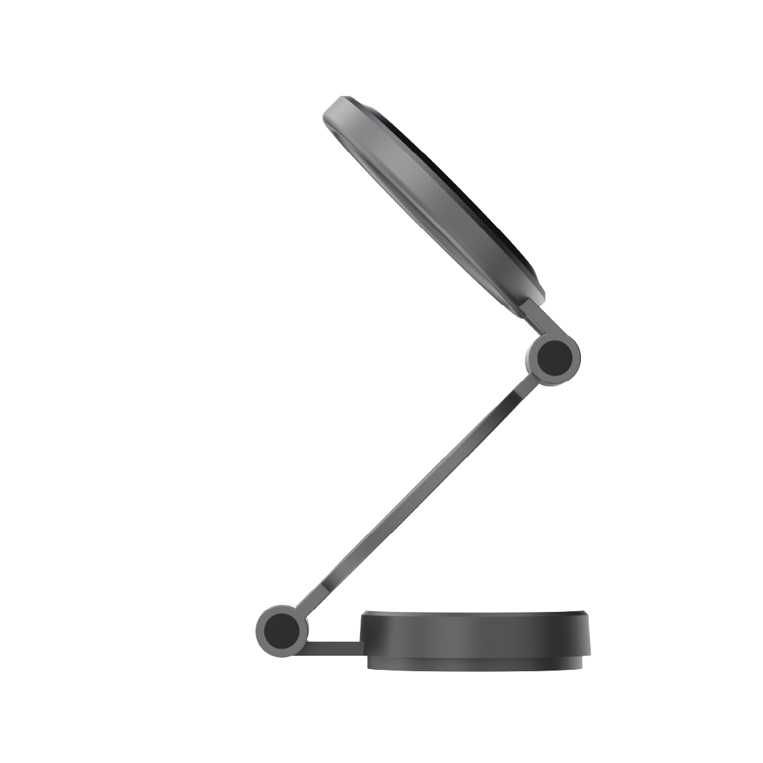 LZEL 360Â° Magnetic Suction Phone Holder Three-Axis Adjustable Angle | Robust Magnetic Grip | Black