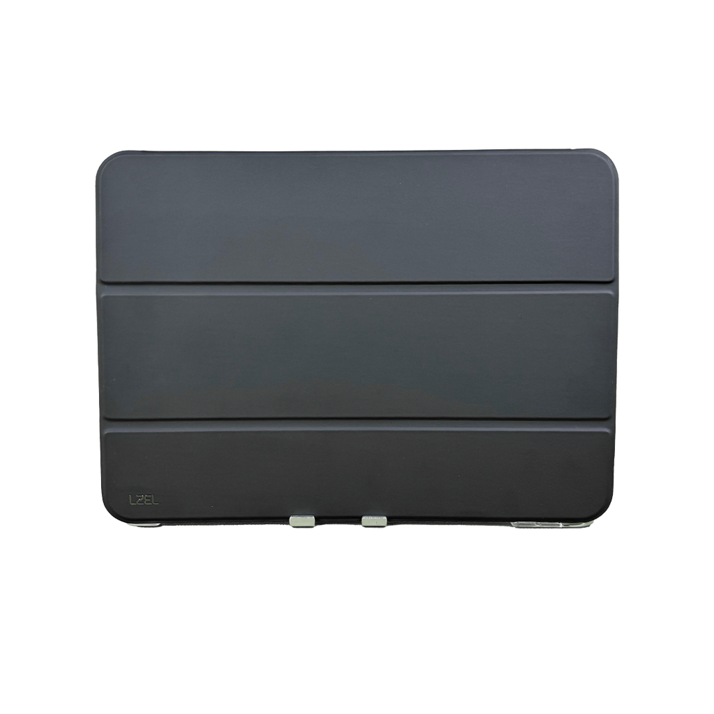 LZEL Imperium Trifolio Smart Folio Case for iPad 10.9" / 11" (A16-2025) – Transparent Back | Black