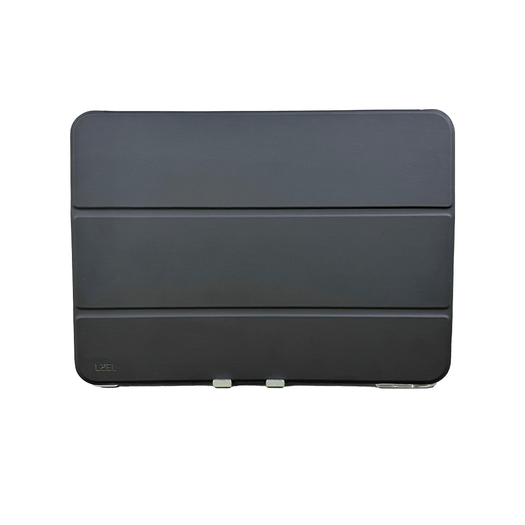 LZEL Imperium Trifolio Smart Folio Case for iPad 10.9" / 11" (A16-2025) – Transparent Back | Black