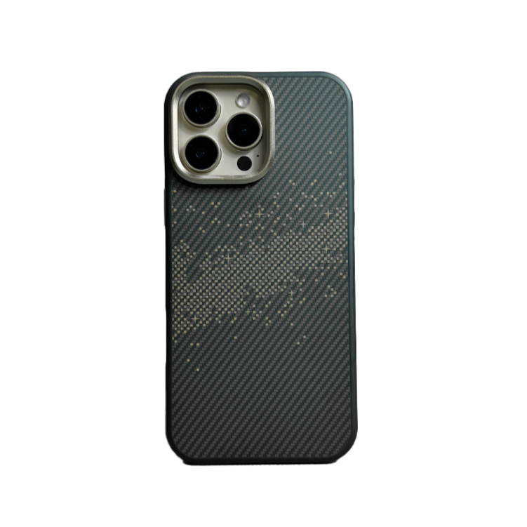 LZEL iPhone 16 Pro Max MagKevlar Armor Case With MagSafe | Gray/Black