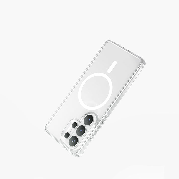 Keephone Hybrid Non-yellowing Crystal Magsafe Clear Case For Samsung S26 Ultra | Clear