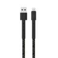 LZEL Celeris Charge AXL Braided USB-A to Lightning Cable, 480Mbps, 15W Max, 1m |  Black