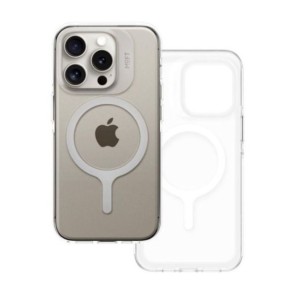 MOFT iPhone 15 Pro  Snap Phone Case MagSafe | Clear