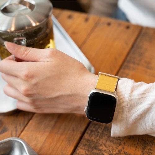 Uniq Revix Premium Edition Band For Watch 49/45mm | Canary Yellow/Ivory