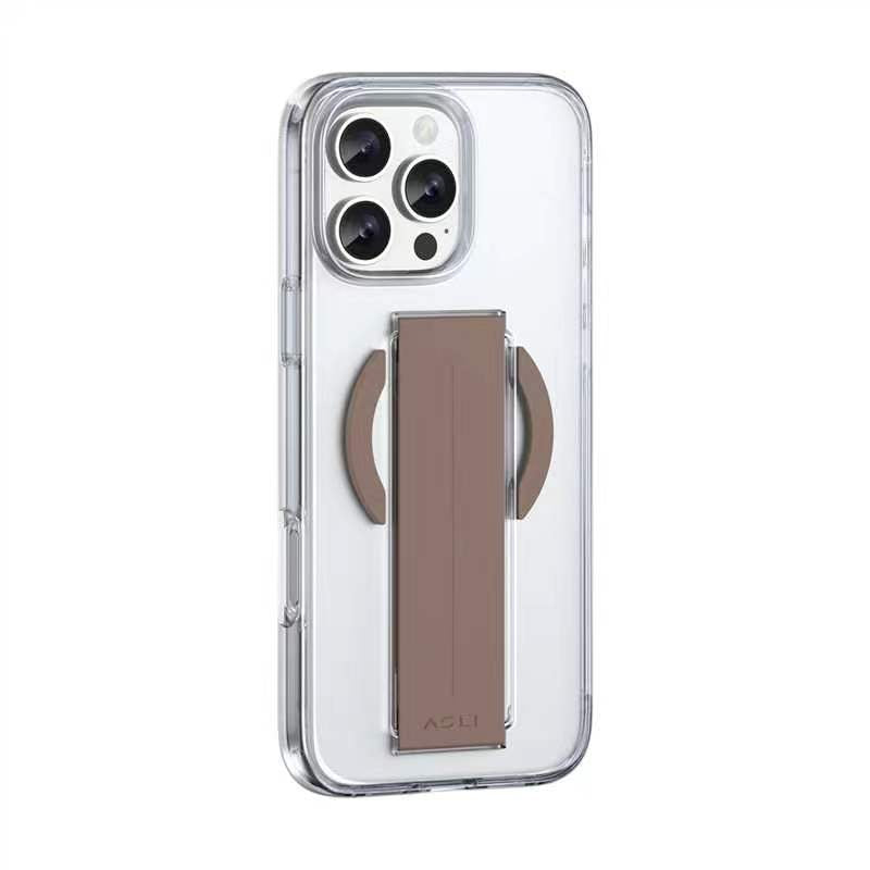 Asli Global iPhone 15 Pro Max Silicone Grip & MagSafe Case | Dark Gold