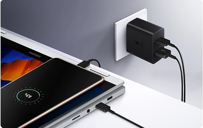 Samsung Power Adapter Duo 35W Dual-Port | Black
