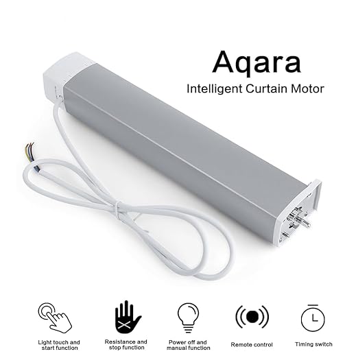 Aqara Curtain Motor Wifi Version Zigbee Rails Work For Smart Home Silent Curtain Track