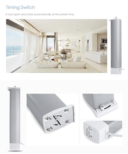 Aqara Curtain Motor Wifi Version Zigbee Rails Work For Smart Home Silent Curtain Track