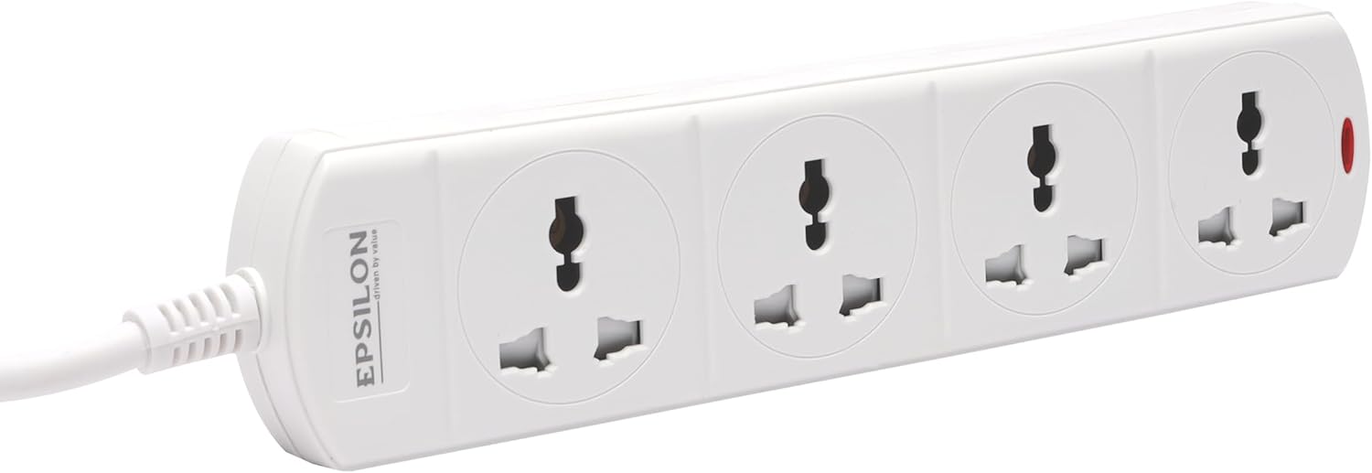Epsilon 4 way Extension socket 3M