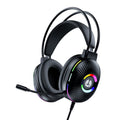 Gaming Headphones With 3.5mm Jack With RGB Light | Black