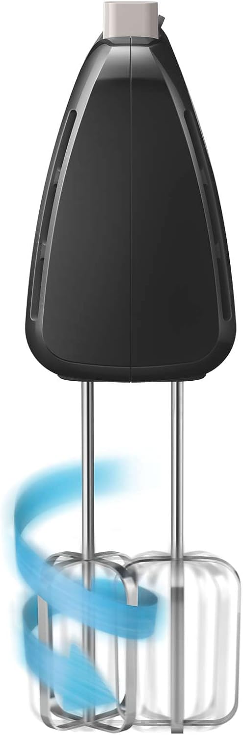 Philips Daily Collection Hand Mixer, 280W | HR3704/11 - Black