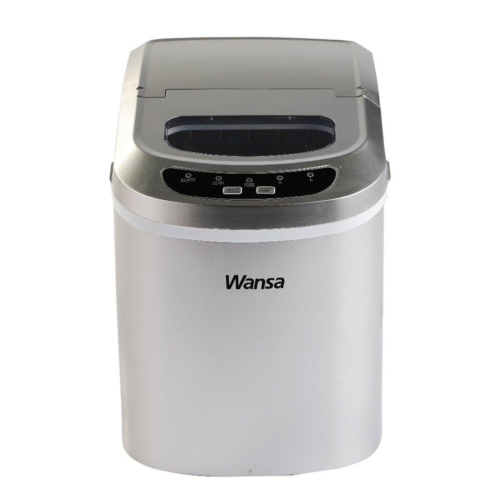 Wansa HZB-12A Ice Maker, 12kg Capacity | Silver