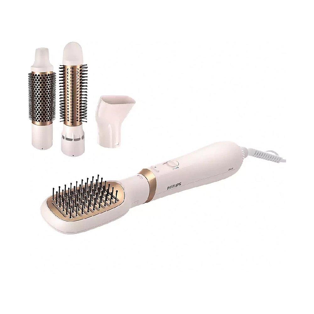 Philips 3000 Series Air Styler for Drying and Styling with Ionic Care, 800W, 3 Heat Settings, 4 attachments | Rose/Gold
