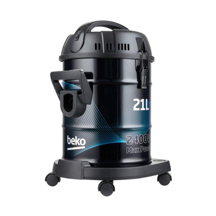 Beko Drum Dry Vacuum Cleaner, 2400W, 21L, VCC 70322 WI | Black