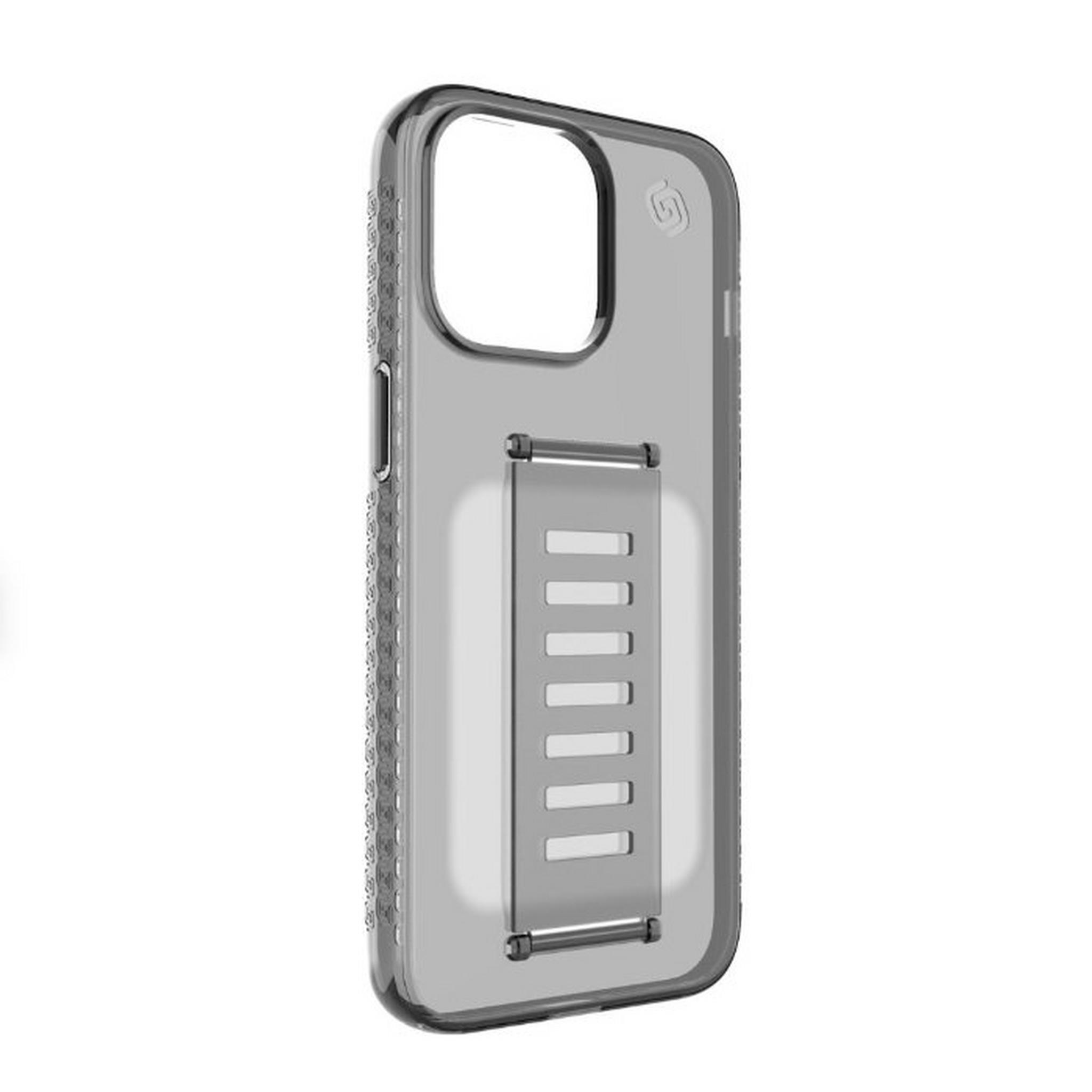 Grip2u Slim Cover For iPhone 15 Pro | Smokey