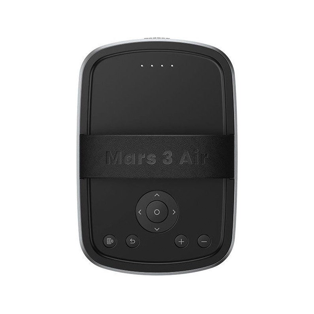 Nebula Mars 3 Air Portable 1080p Google TV Projector with Built-in Netflix, 400 ANSI Lumens & 2.5H Battery | Black