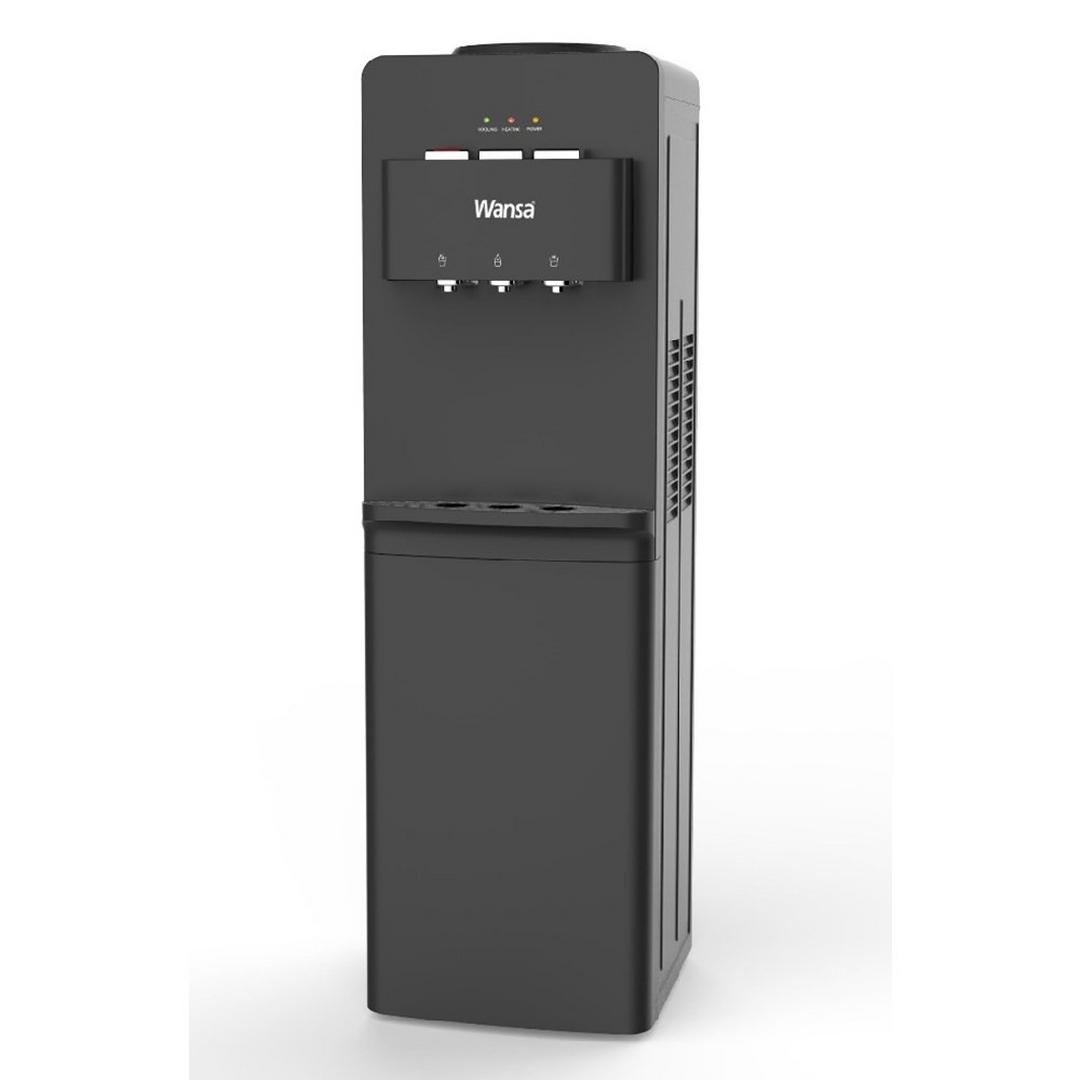 Wansa Water Dispenser 3 Tap Hot & Cold | Black