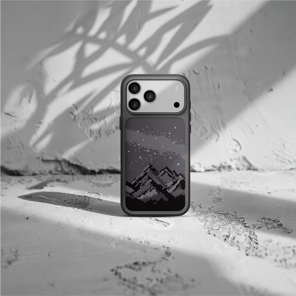 LZEL Mountain Pattern Case With Magsafe For IPhone  17 Pro Max | Black