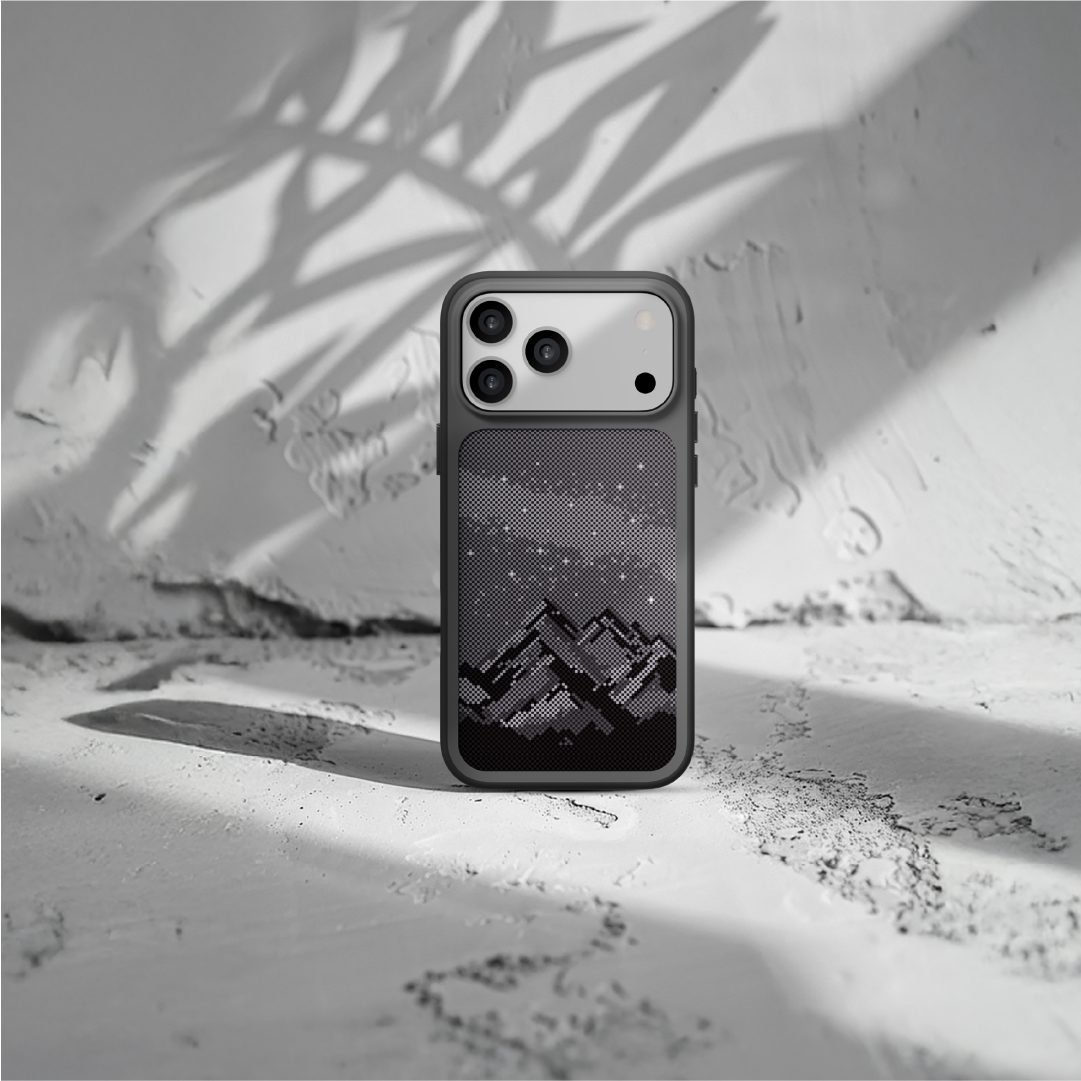 LZEL Mountain Pattern Case With Magsafe For IPhone  17 Pro Max | Black