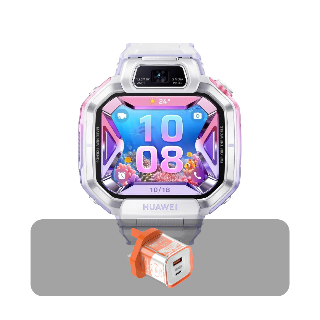 Huawei Watch Kids X1 Pro, 64GB storage, 120-190mm size, 13MP camera + Bundle Offer | Purple