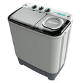 Wansa Twin Tub Washing Machine, 7Kg Washing Capacity | White/Gray