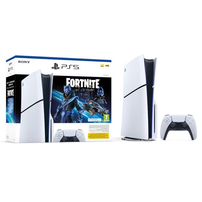 PlayStation 5 CD Slim 1TB With Fortnite Bundles Disc Console + Bundle Offer