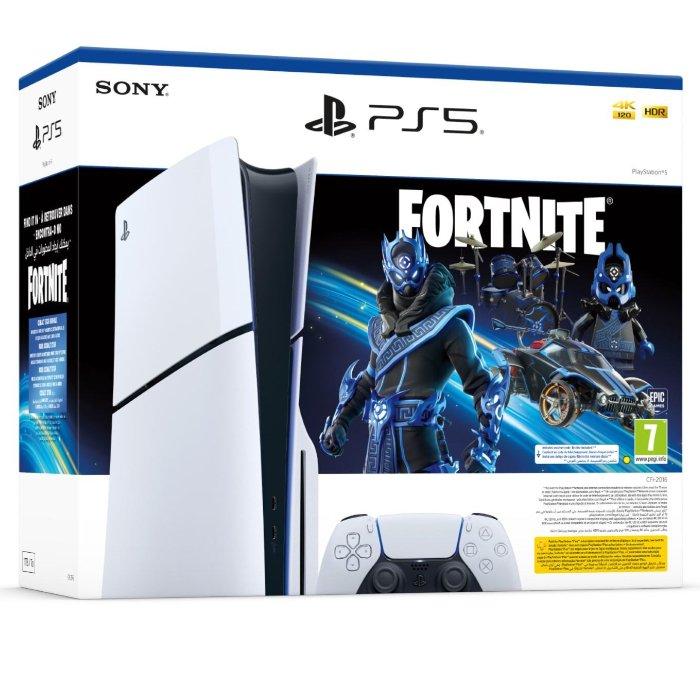 PlayStation 5 CD Slim 1TB With Fortnite Bundles Disc Console + Bundle Offer