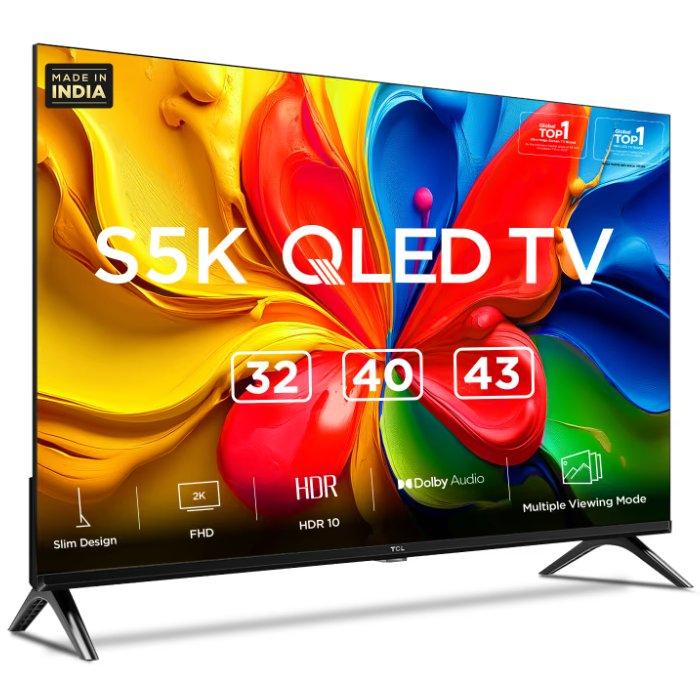 TCL S5K 32 inch HD LED Smart Google TV | Black