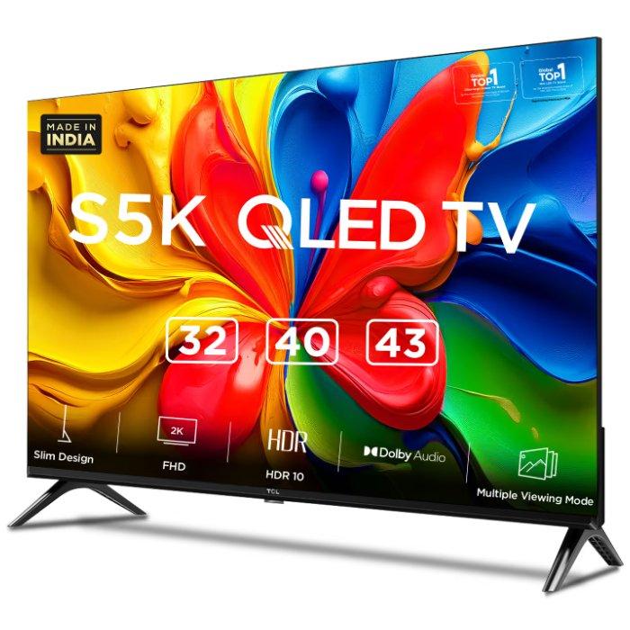 TCL S5K 32 inch HD LED Smart Google TV | Black