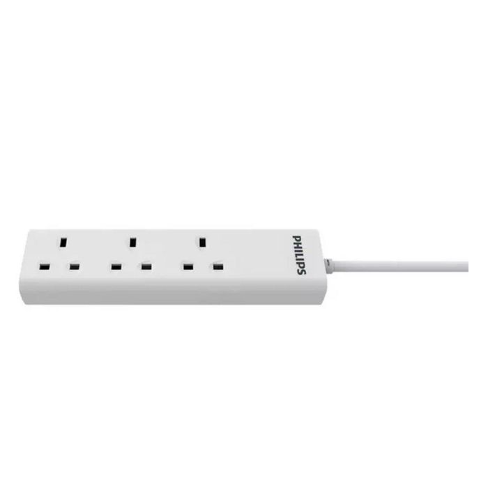 Philips 3 Socket Power Extension 3M | White