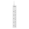 Philips Power Extension Cord 5 Port, 3M | White