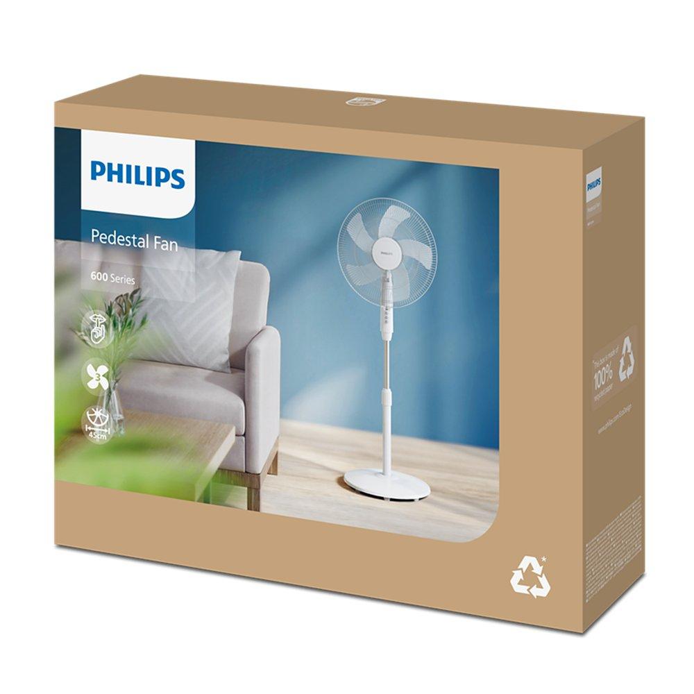 Philips Series 600 Stand Fan â?? 45W | White