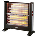 Wansa 4 Lamps Halogen Heater | Black