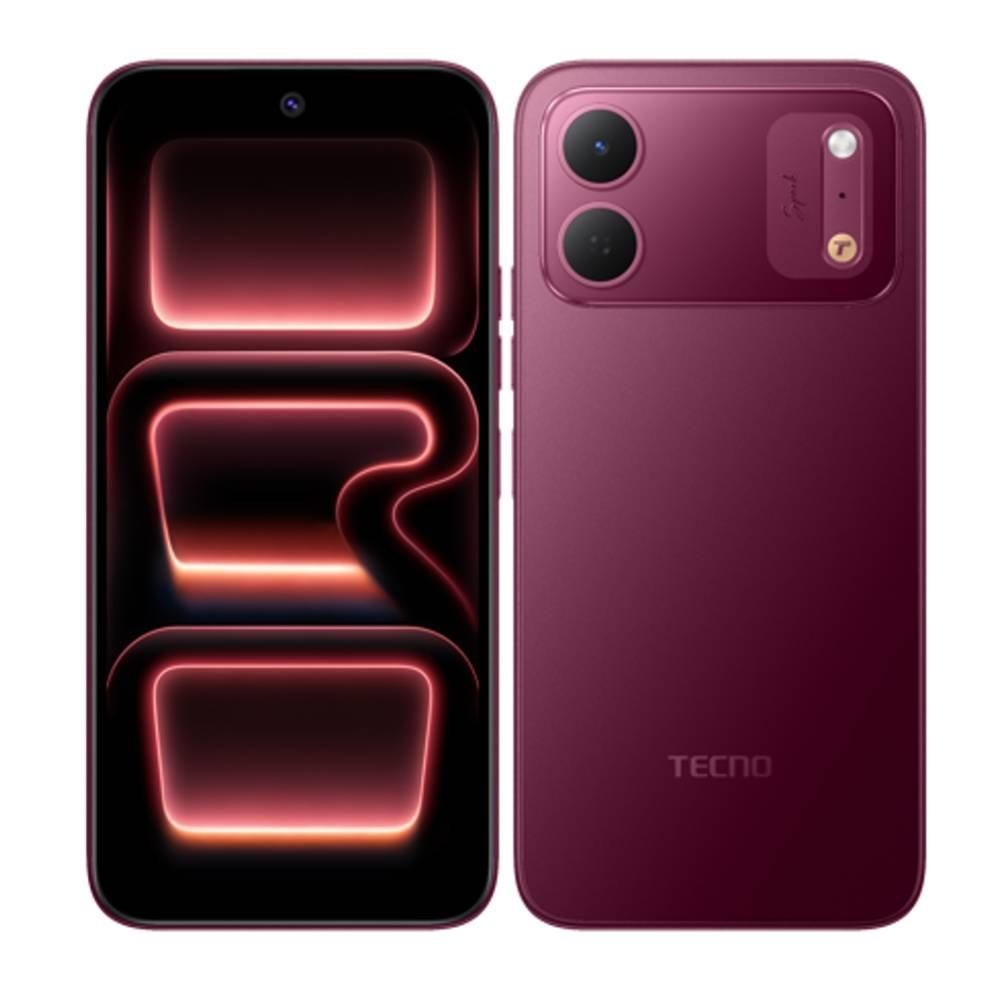 Tecno Spark 50C 128GB 4GB RAM Smartphone | Burgundy Red