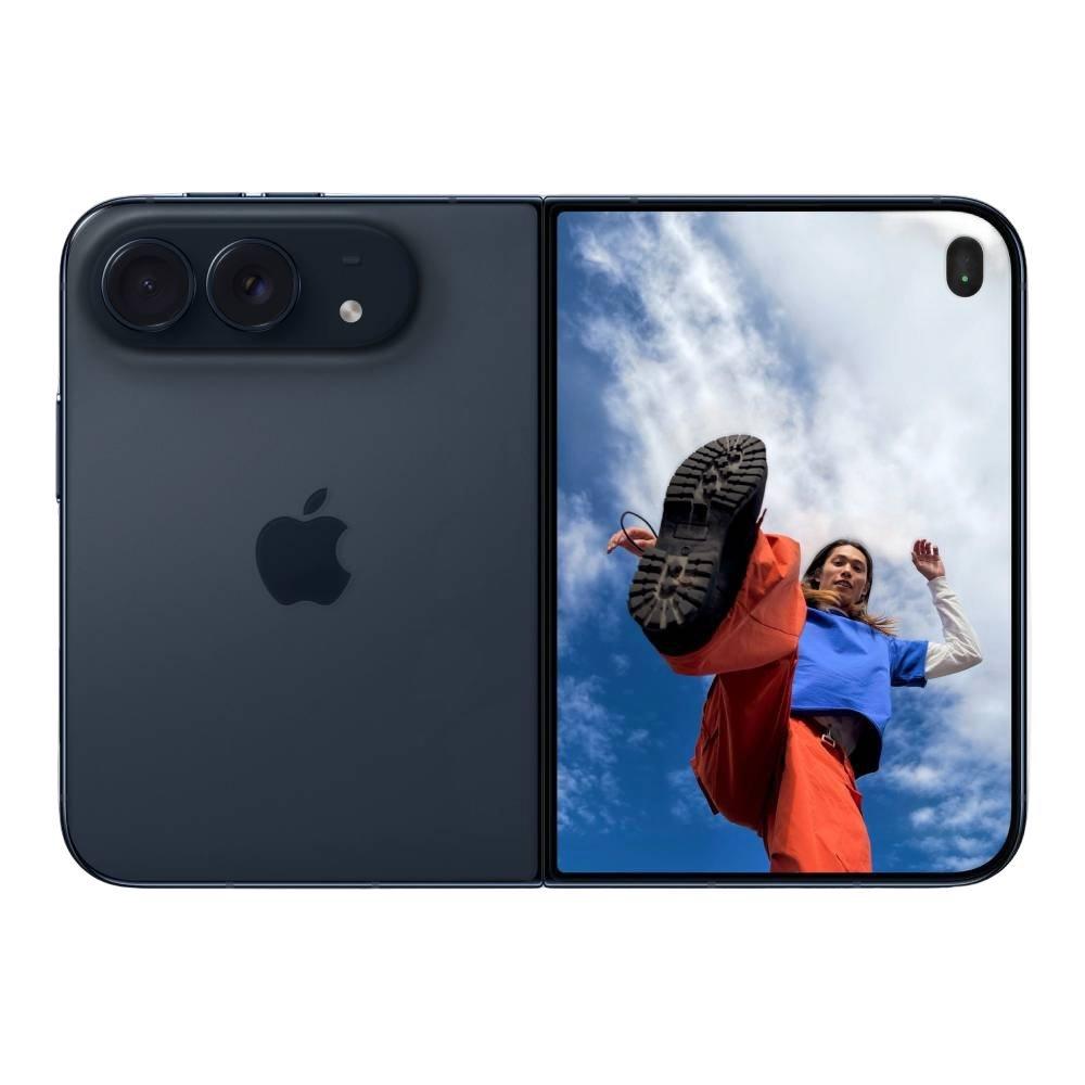 Apple iPhone Duo 5G Phone, A20 Pro chip, 256GB Storage, 7.6-Inch (Japanese Version) | Night Sky
