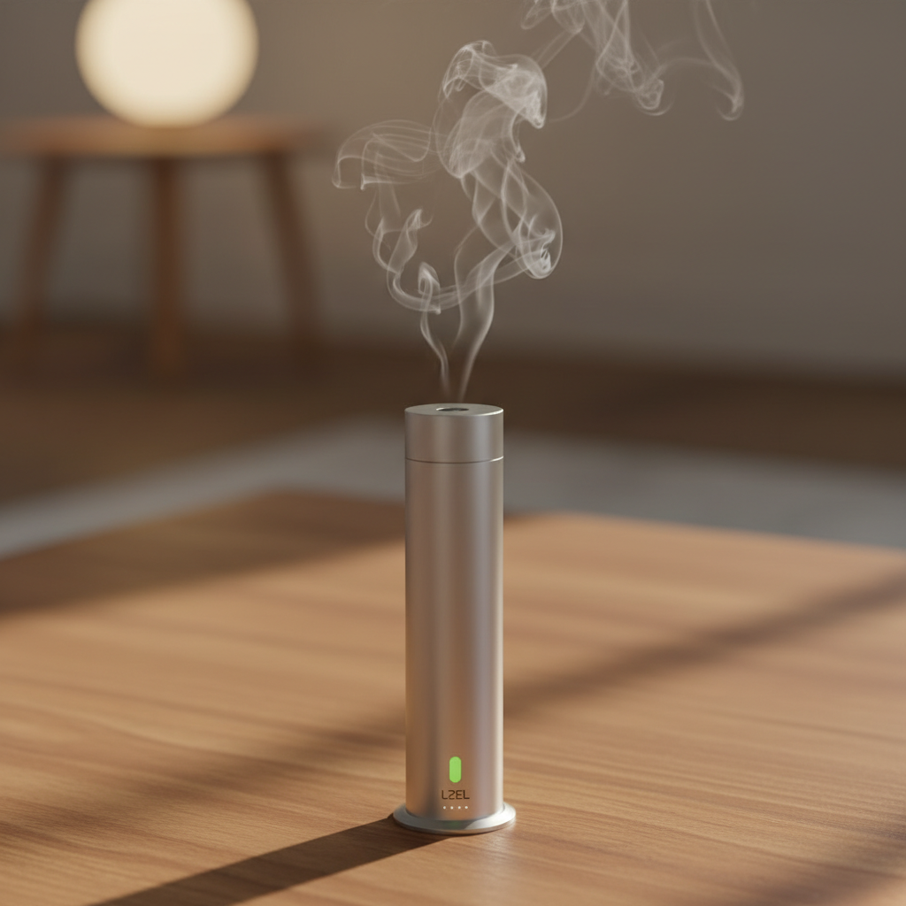 LZEL Aroma Diffuser Aromavista Luxe Luxury Scent Diffuser 120ml, Remote Controlled | Silver