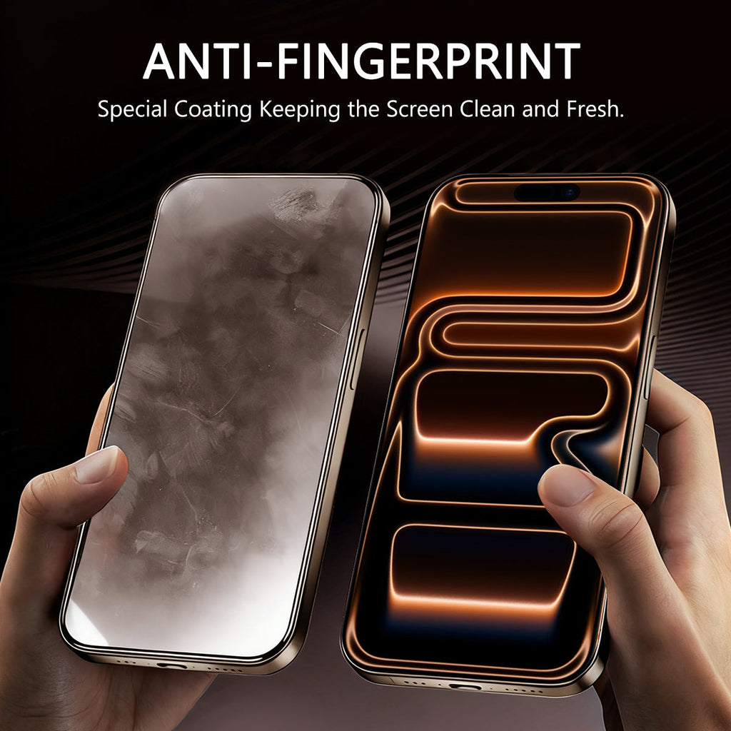 Asli Global E-Touch Shield Premium Glass With Applicator for iPhone 17 Pro | Clear