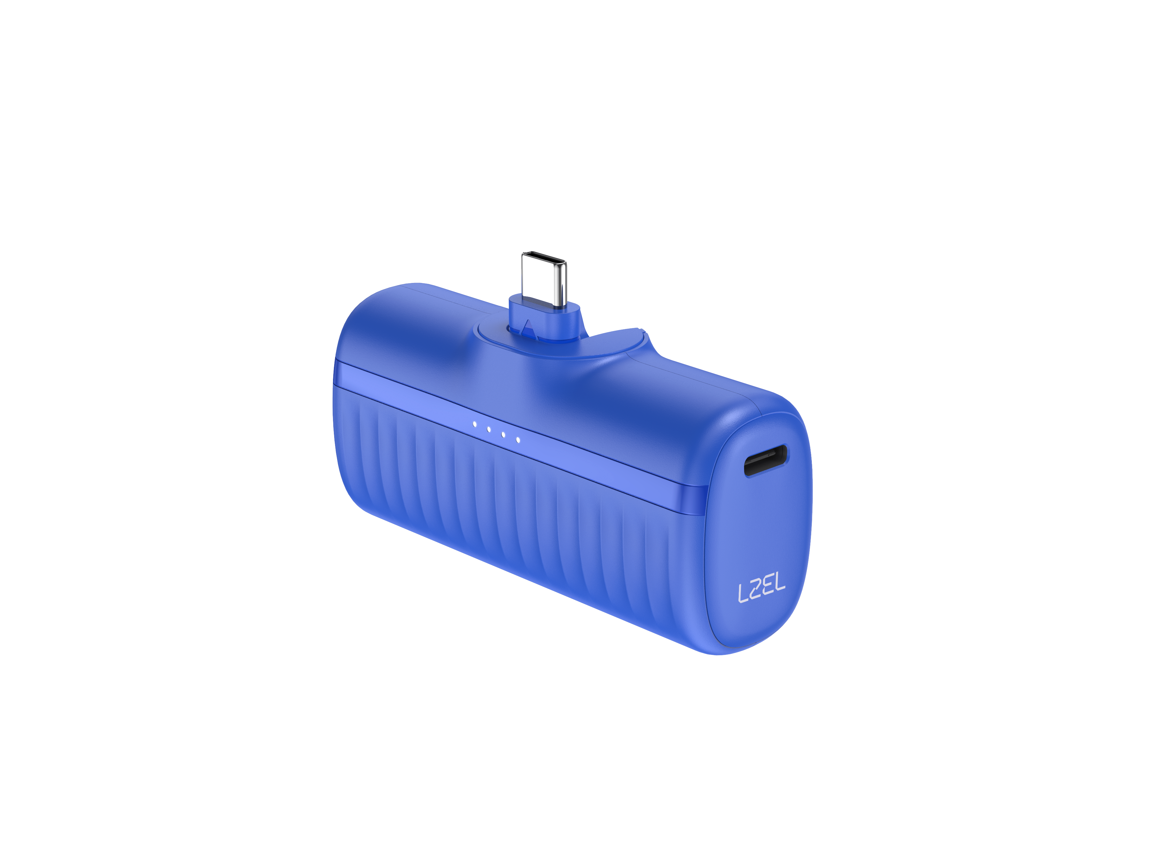 LZEL PrimeBrio Clip C5 Mini Power Bank – 5000mAh, 20W, USB-C | Blue