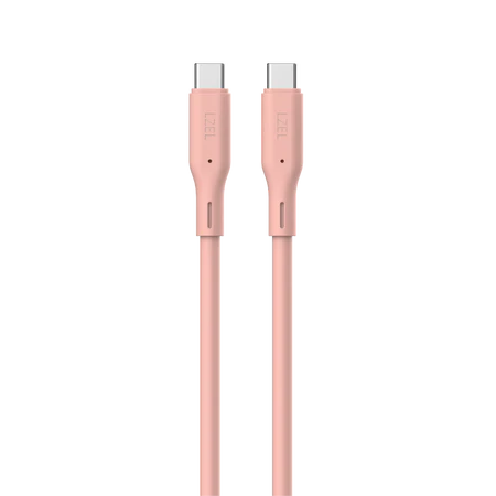 LZEL Celeris Silox CXL Soft Silicone USB-C to USB-C Cable, 480Mbps, 240W Max, 1m
