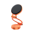 LZEL 360Â° Magnetic Suction Phone Holder Three-Axis Adjustable Angle | Robust Magnetic Grip | Orange