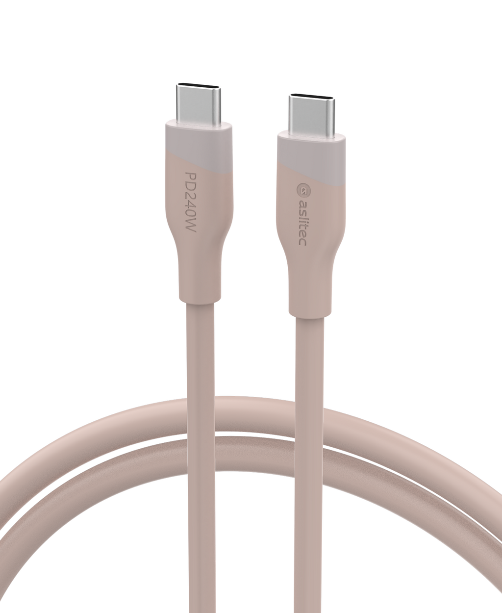 aslitec SILICORECHARGE 240W Fast Charging & Data Cable â€“ USB-C to USB-C