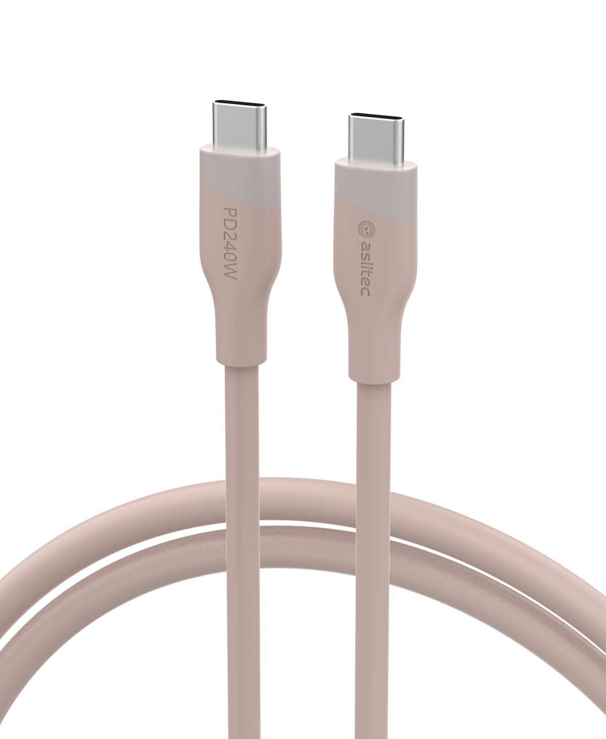 aslitec SILICORECHARGE 240W Fast Charging & Data Cable â€“ USB-C to USB-C
