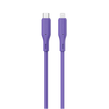 LZEL Celeris Silox CXL Soft Silicone USB-C to Lightning Cable, 480Mbps, 60W Max, 1m | Purple