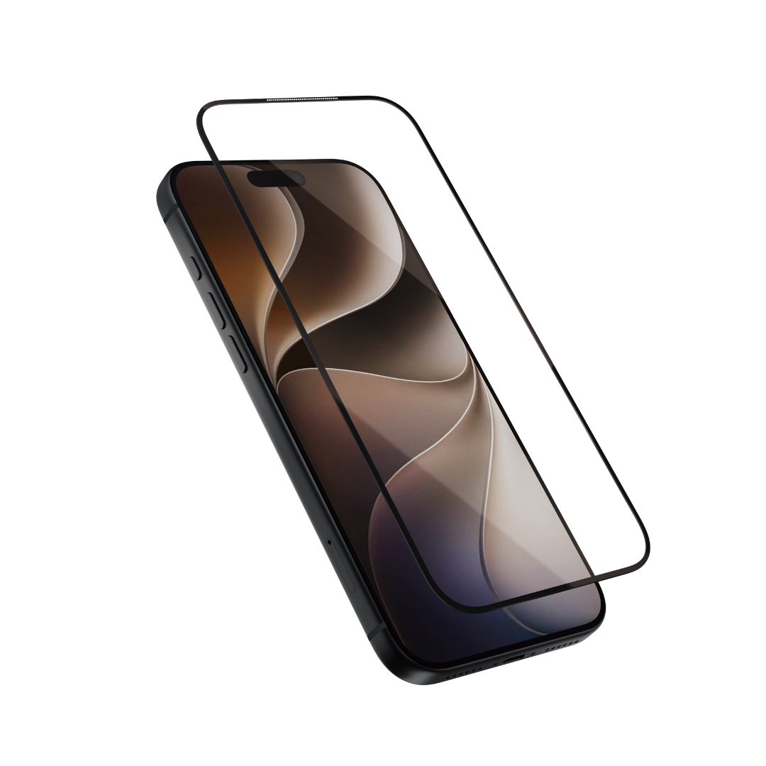 LZEL CRYSTALGUARD Clear Full-Cover Tempered Glass for iPhone 16 Pro Max, 17 Pro Max & 18 Pro Max – 9H Protection