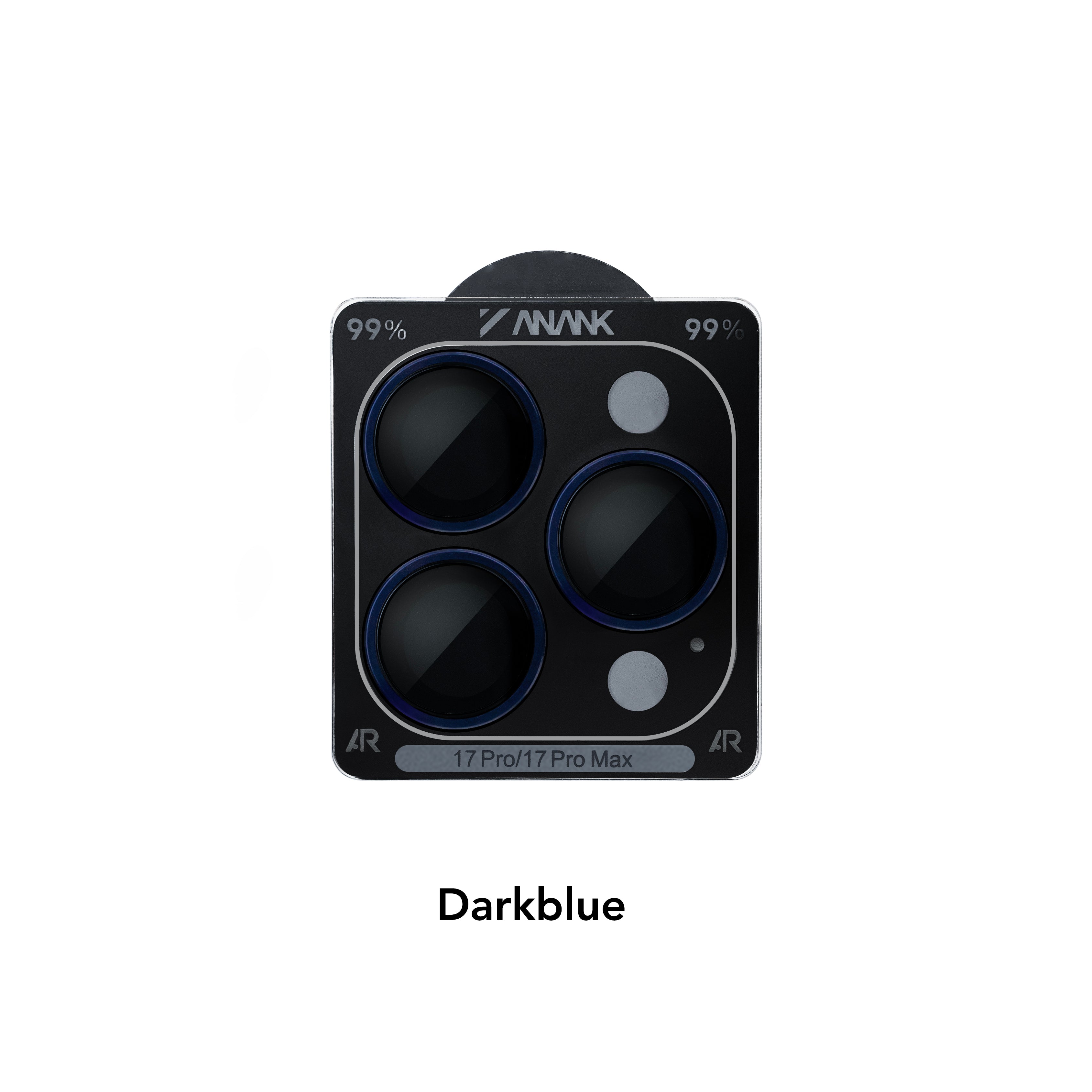 Anank 10X Reinforced 99% AR Lens Guard for iPhone 17 Pro / 17 Pro Max | Blue