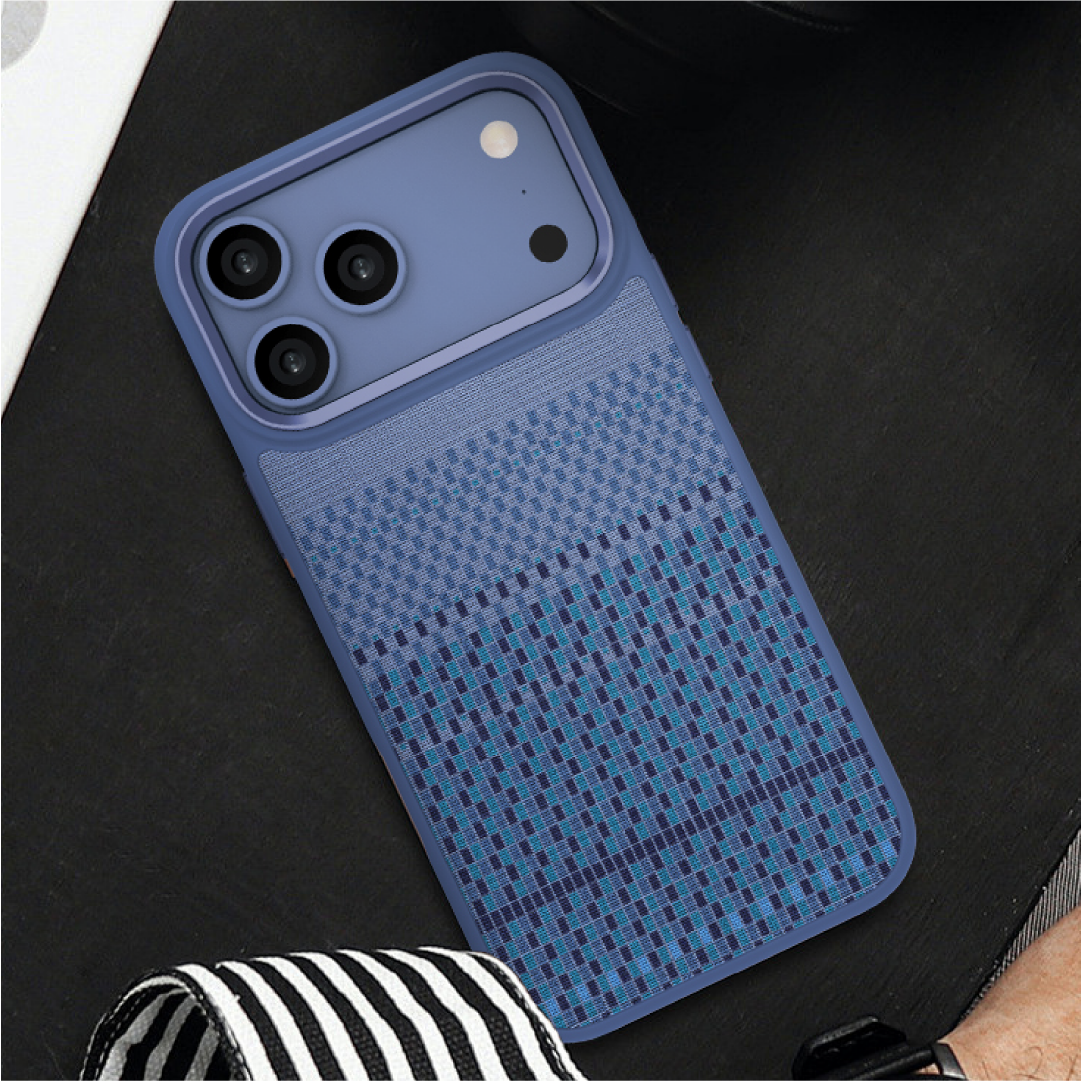 LZEL Fabric Case With Magsafe For IPhone  17 Pro | Dark Blue
